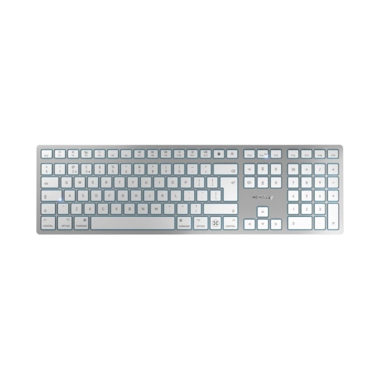 Tipkovnica CHERRY KW 9100 SLIM, bežična, Bluetooth, Scissor Switch, Slim, za Mac, srebrno bijela Tipkovnica CHERRY KW 9100 SLIM, bežična, Bluetooth, Scissor Switch, Slim, za Mac, srebrno bijela