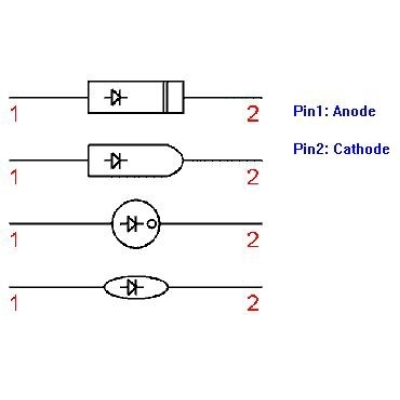 DIO 1N4448 SW.0,2A 100V 4NS = 1N 4148   - Diode, zener diode