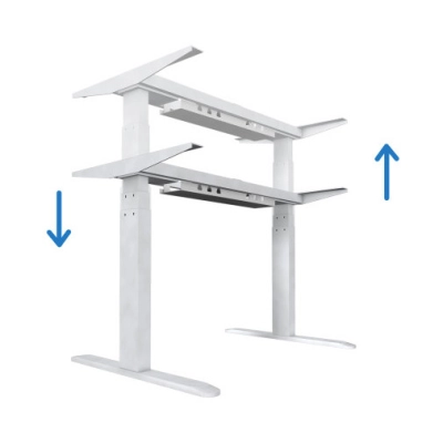 Okvir stola UVI DESK električni, Sit-Stand, bijeli, motor, 3 nivoa - Gaming dodaci Okvir stola UVI DESK električni, Sit-Stand, bijeli, motor, 3 nivoa - Gaming dodaci