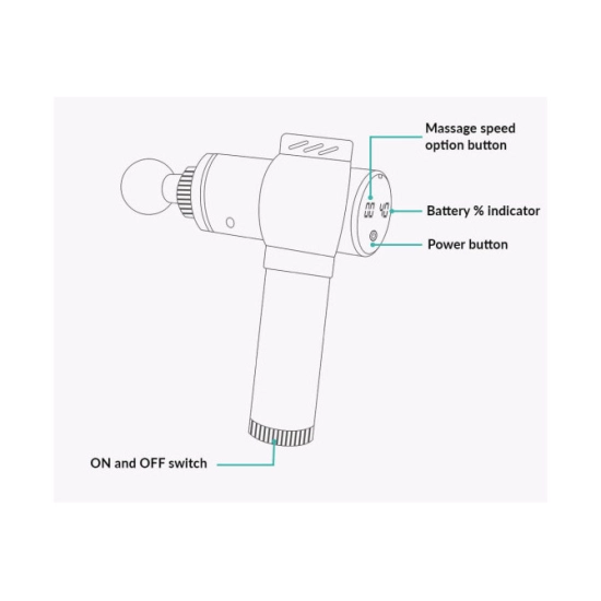 Masažer UVI Apollo massage gun PRO Masažer UVI Apollo massage gun PRO
