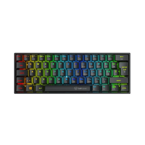 Tipkovnica UVI Gear Pride, žičana, Crveni Switch, HR Layout, crna Tipkovnica UVI Gear Pride, žičana, Crveni Switch, HR Layout, crna