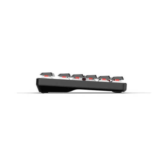 Tipkovnica UVI LEAF, bežična, Bluetooth, USB C, Crveni Switch, LED, crna