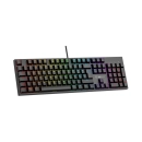Tipkovnica UVI GREED V2, žičana, mehanička, Smeđi Switch, HR Layout, RGB, crna