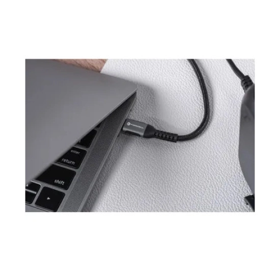 Kabel FORCELL F-ENERGY C256, USB A (M) na USB C (M), 1.2m, crni, kutija