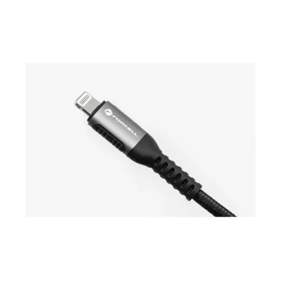 Kabel FORCELL F-ENERGY, USB C (M) na Lightning (M), 1.2m, crni, kutija Kabel FORCELL F-ENERGY, USB C (M) na Lightning (M), 1.2m, crni, kutija