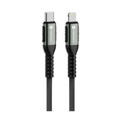 Kabel FORCELL F-ENERGY, USB C (M) na Lightning (M), 1.2m, crni, kutija Kabel FORCELL F-ENERGY, USB C (M) na Lightning (M), 1.2m, crni, kutija