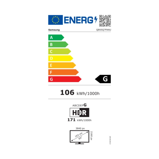 Televizor QLED 65incha SAMSUNG QE65Q7FAAUXXH, Tizen OS, 4K UHD, DVB-T2/C/S2, HDMI, WiFi, Bluetooth, USB A, Energetska oznaka G Televizor QLED 65incha SAMSUNG QE65Q7FAAUXXH, Tizen OS, 4K UHD, DVB-T2/C/S2, HDMI, WiFi, Bluetooth, USB A, Energetska oznaka G