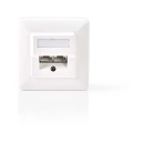Utičnica NEDIS CCGP89150IV, 2x RJ45, CAT 5e, bijela