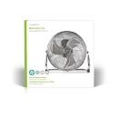 OŠTEĆENA AMBALAŽA - Ventilator NEDIS FNFL10CCR40, podni, 40cm, metalni