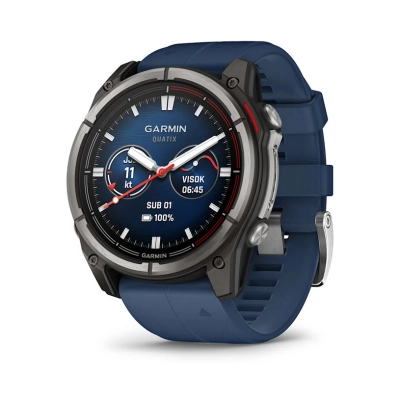 Pametni sportski sat GARMIN Quatix 8, 010-02905-91, 51mm, plavi   - Pametni sportski satovi