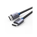 Kabel UGREEN, DisplayPort (M) na DisplayPort (M), pleteni, 1m, crni