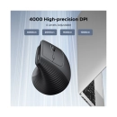 Miš UGREEN, vertikalni, bežični, Bluetooth, 4000dpi, crni