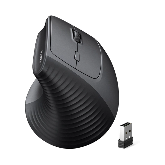 Miš UGREEN, vertikalni, bežični, Bluetooth, 4000dpi, crni Miš UGREEN, vertikalni, bežični, Bluetooth, 4000dpi, crni