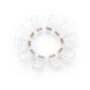 Konektor UGREEN, tel.M. RJ45, CAT 5e, 100 komada