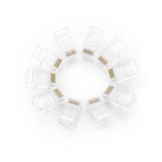 Konektor UGREEN, tel.M. RJ45, CAT 5e, 100 komada Konektor UGREEN, tel.M. RJ45, CAT 5e, 100 komada