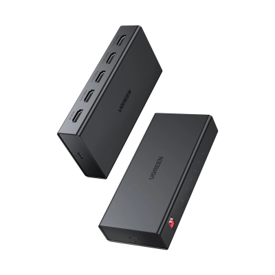 Razdjelnik video UGREEN, 4-portni, HDMI na 4x HDMI, 4K@60Hz, crni   - Razdjelnici