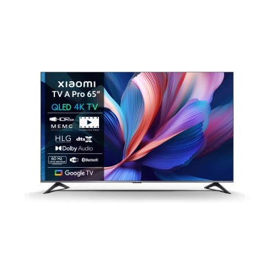 Televizor QLED 65incha XIAOMI A Pro 65, Google TV, 4K UHD, DVB-T2/C/S2, HDMI, WiFi, Bluetooth, USB A, Energetska oznaka F   - HIT CIJENA