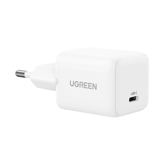 Kućni punjač UGREEN X513, 30W, USB C, GaN, bijeli Kućni punjač UGREEN X513, 30W, USB C, GaN, bijeli