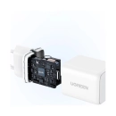 Kućni punjač UGREEN X513, 30W, USB C, GaN, bijeli