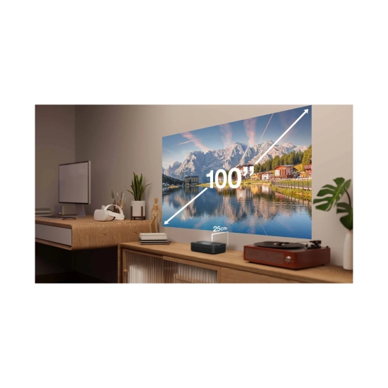 Projektor OPTOMA Photon Go, LED, FHD, 2500000:1, 700ANSI, HDMI, USB C, USB A, RJ45, zvučnik, Google TV, ugrađena baterija, crni