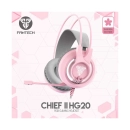 Slušalice FANTECH Gaming HG20 Sakura Edition, žičane, USB A, 3.5mm, roze