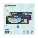 Tipkovnica FANTECH Gaming ATOM63 MK890V2, žičana, mehanička, Crveni Switch, navy