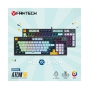 Tipkovnica FANTECH Gaming ATOM63 MK890V2, žičana, mehanička, Crveni Switch, navy