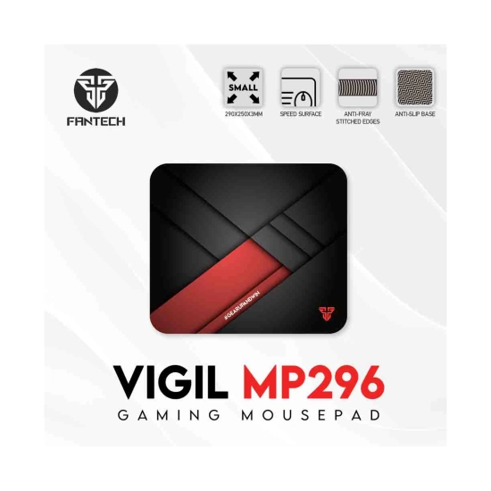 Podloga za miš FANTECH VIGIL MP296, 290x250x3mm, crna Podloga za miš FANTECH VIGIL MP296, 290x250x3mm, crna