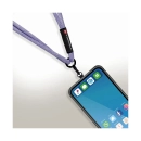Trakica za telefon FORCELL F-Design S10X165, podesiva duljina, maks. 82.5cm, sivo ljubičasta