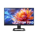 Monitor 24.5incha TITAN ARMY P2510H-PRO, FHD, IPS, 320Hz, 1ms, 350cd/m2, USB C, 2x USB A, crni