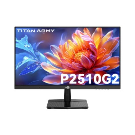 Monitor 24.5incha TITAN ARMY P2510G2, FHD, IPS, 200Hz, 1ms, 350cd/m2, crni
