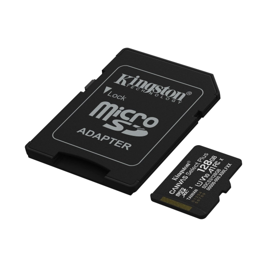 Memorijska kartica KINGSTON Canvas Select Plus G3, SDCS3/128GB, Micro SD, 128GB + SD Adapter, 150/MB/s