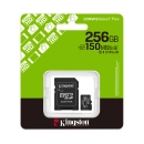 Memorijska kartica KINGSTON Canvas Select Plus G3, SDCS3/256GB, Micro SD, 256GB + SD Adapter, 150/MB/s