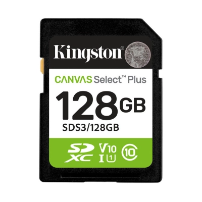 Memorijska kartica KINGSTON Canvas Select Plus G3, SDS3/128GB, SDHC, 128GB, 150/MB/s - Memorijske kartice Memorijska kartica KINGSTON Canvas Select Plus G3, SDS3/128GB, SDHC, 128GB, 150/MB/s - Memorijske kartice