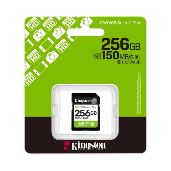 Memorijska kartica KINGSTON Canvas Select Plus G3, SDS3/256GB, SDHC, 256GB, 150/MB/s Memorijska kartica KINGSTON Canvas Select Plus G3, SDS3/256GB, SDHC, 256GB, 150/MB/s