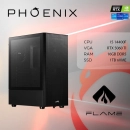 Računalo gaming PHOENIX FLAME X-504, Intel i5-14400F, 16GB, 1TB SSD, GeForce RTX 5060 Ti, NoOS