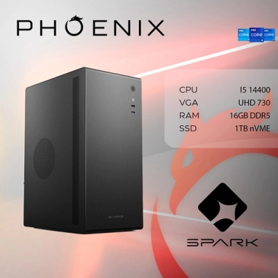 Računalo office PHOENIX SPARK X-103, Intel i5-14400, 16GB, 1TB SSD, Intel Graphics, NoOS - Multimedijalna računala Računalo office PHOENIX SPARK X-103, Intel i5-14400, 16GB, 1TB SSD, Intel Graphics, NoOS - Multimedijalna računala