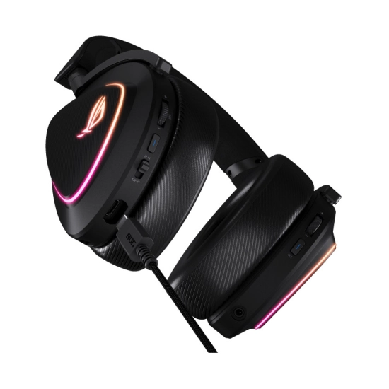 Slušalice ASUS Gaming ROG Delta II, bežične, Bluetooth, USB C, 3.5mm, mikrofon, za PS5/PS4/Switch/PC, crne Slušalice ASUS Gaming ROG Delta II, bežične, Bluetooth, USB C, 3.5mm, mikrofon, za PS5/PS4/Switch/PC, crne