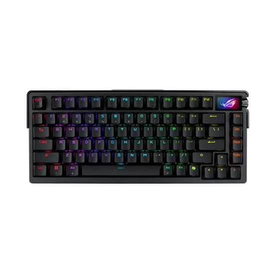 Tipkovnica ASUS Gaming ROG Azoth Extreme, bežična, WiFi, Bluetooth, USB C, mehanička, US Layout, RGB, crna Tipkovnica ASUS Gaming ROG Azoth Extreme, bežična, WiFi, Bluetooth, USB C, mehanička, US Layout, RGB, crna