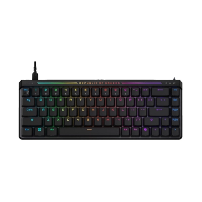 Tipkovnica ASUS Gaming ROG Falchion Ace HFX, žičana, USB C, US Layout, RGB, crna   - Tipkovnice