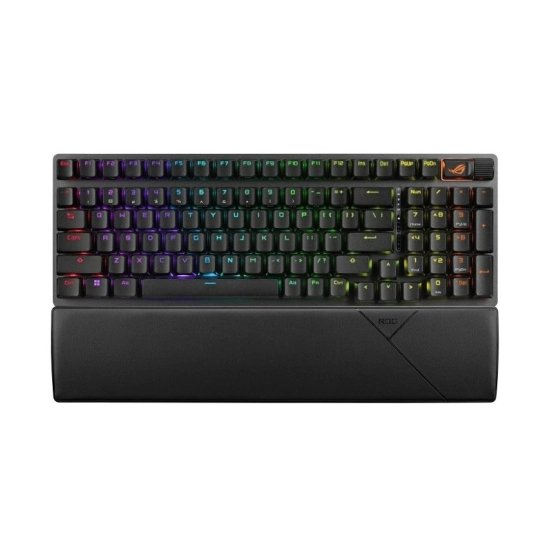 Tipkovnica ASUS Gaming ROG STRIX SCOPE II 96, bežična, WiFi, Bluetooth, USB C, US Layout, RGB, crna