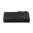 Tipkovnica ASUS TUF Gaming K1, žičana, USB C, membranska, UK Layout, RGB, crna