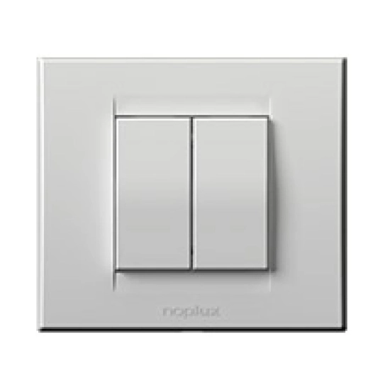 Prekidač zidni serijski NOPALLUX 831211,2, 10A, 250V~, bijeli