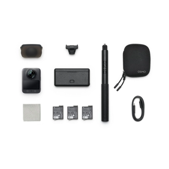 Akcijska kamera DJI Osmo 360 Adventure Combo, 120MP, 8K@30fps/4K@100fps, CP.OS.00000442.01