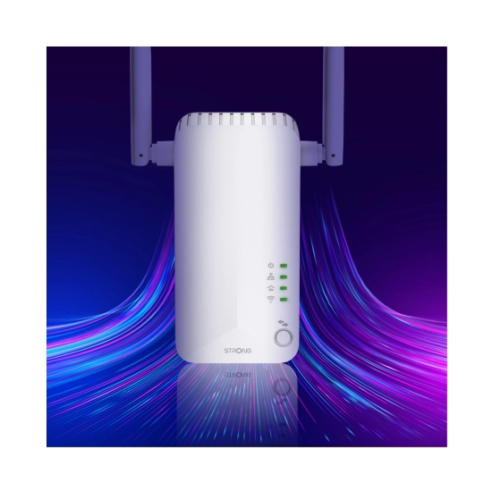 Powerline adapter STRONG 600 Duo V2, POWERLWF600DUOEUV2, RJ45, WiFi 4, 2 komada, s utičnicom Powerline adapter STRONG 600 Duo V2, POWERLWF600DUOEUV2, RJ45, WiFi 4, 2 komada, s utičnicom