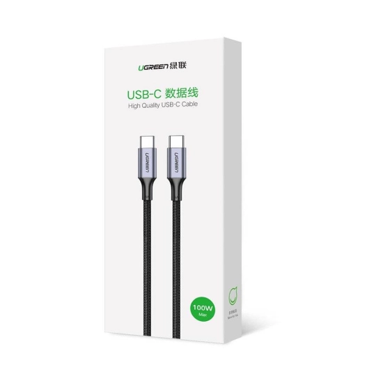Kabel UGREEN, USB C (M) na USB C (M), Power Delivery 3.0, 2m, crni