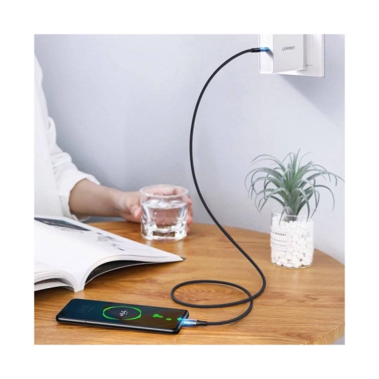 Kabel UGREEN, USB C (M) na USB C (M), Power Delivery 3.0, 2m, crni