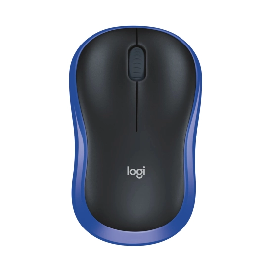 Miš LOGITECH M185, optički, bežični, 1000 DPI, plavi - EWR2