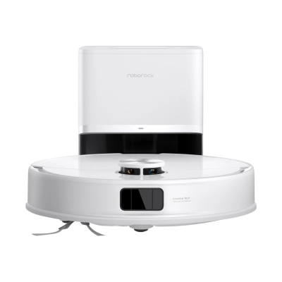 Robotski usisavač ROBOROCK Q10 VF+, stanica za samopražnjenje, bijeli  