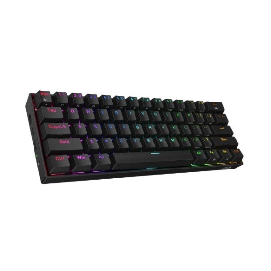 Tipkovnica REDRAGON Draconic K530RGB PRO, žičana, Bluetooth, USB C, mehanička, Smeđi Switch, RGB, crna Tipkovnica REDRAGON Draconic K530RGB PRO, žičana, Bluetooth, USB C, mehanička, Smeđi Switch, RGB, crna